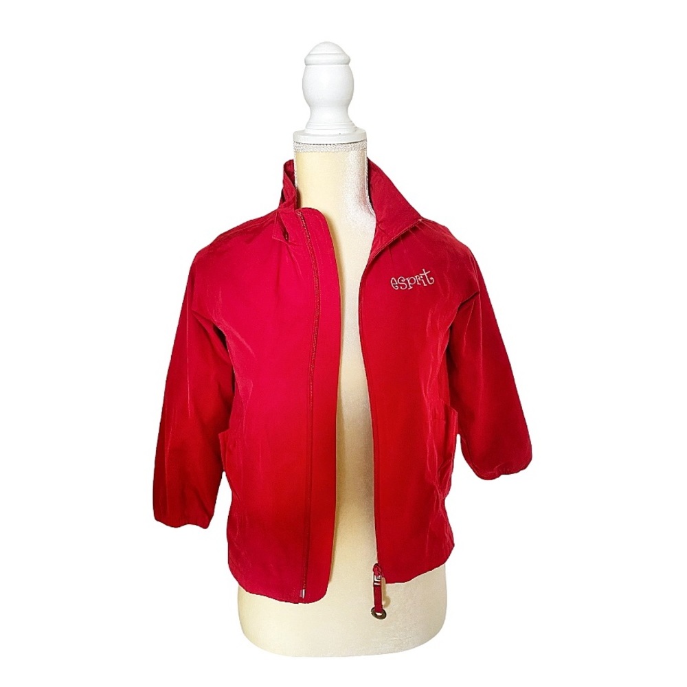 Red ESPRIT MINI Girls Waterproof Jacket Rain Coat